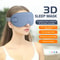 3D Sleep Eye Mask Hot Steam Vibration Eye Massager Electrical Temperature Control Blindfold For Re 0