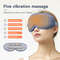 3D Sleep Eye Mask Hot Steam Vibration Eye Massager Electrical Temperature Control Blindfold For Re 2
