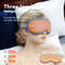 3D Sleep Eye Mask Hot Steam Vibration Eye Massager Electrical Temperature Control Blindfold For Re 3