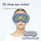 3D Sleep Eye Mask Hot Steam Vibration Eye Massager Electrical Temperature Control Blindfold For Re 4