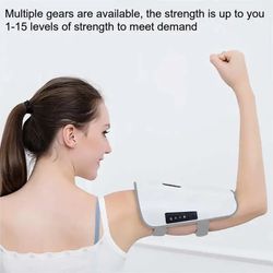 ems arm leg shaper exerciser with infrared heat, leg arms heating massager slim machine for cellulite removal shaping