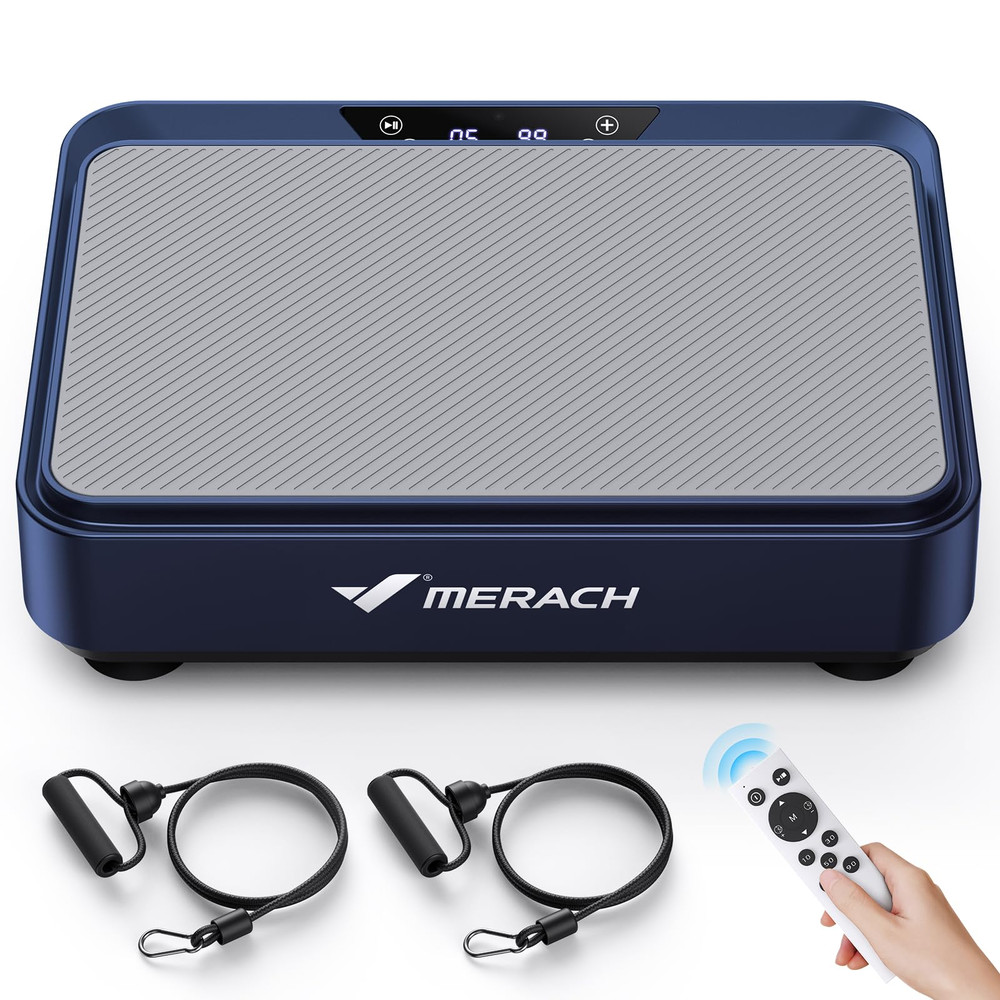 MERACH Vibration Plate Exercise Machine For Fat Burning  Weight Loss Relieve Pain Help Sleep  Vibra 5