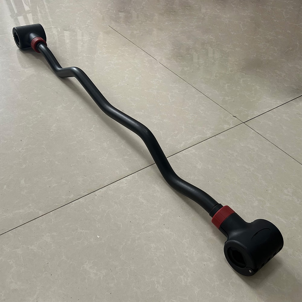 Adjustable Dumbbell Converter to Barbell Set Heavy-Duty Weightlifting Bar