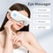 Folding Eye Massager Eye Mask with Heat, Bluetooth Music Airbag Eye Care Device for Eye Strain, Dry Eye Relief & Improv
