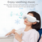 Folding Eye Massager Eye Mask with Heat, Bluetooth Music Airbag Eye Care Device for Eye Strain, Dry Eye Relief & Improv
