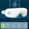 Folding Eye Massager Eye Mask with Heat, Bluetooth Music Airbag Eye Care Device for Eye Strain, Dry Eye Relief & Improv