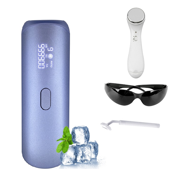3-in-1 IPL Hair Removal & Skin Rejuvenation Device, Hair, Acne & Cooling Therapy