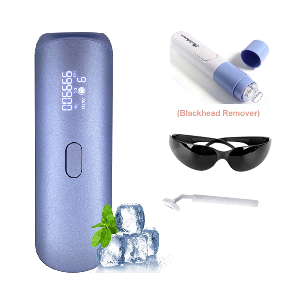 3-in-1 IPL Hair Removal & Skin Rejuvenation Device, Hair, Acne & Cooling Therapy