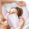Luxury Memory Foam Face Pillow With Free White Satin Pillowcase For Beauty Sleep Anti Wrinkles Agin