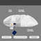 Luxury Goose Down Pillow White Cotton Pillow Cover Rectangle, 5-Star Hotel Sleep Experience with Low-Mid-high Pillows