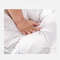 Luxury Goose Down Pillow White Cotton Pillow Cover Rectangle, 5-Star Hotel Sleep Experience with Low-Mid-high Pillows