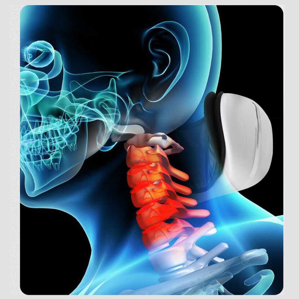 Electric Neck Massager Cervical Traction Head Health Care Relax Body Massager With Heating Vibratin 3