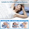 Ice Silk Pillowcase Ergonomic Cervical Pillow, Memory Foam Pillow Neck Pain Relief Comes Adjustable, Home for Back Side