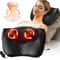 Multifunctional Neck Massage Pillow Cervical Massager Waist Back Shoulder Shiatsu Kneaded With Hot