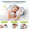 Orthopedic Memory Foam Cervical Pillow, Ergonomic Neck Pain Support for Side Back Stomach Sleepers
