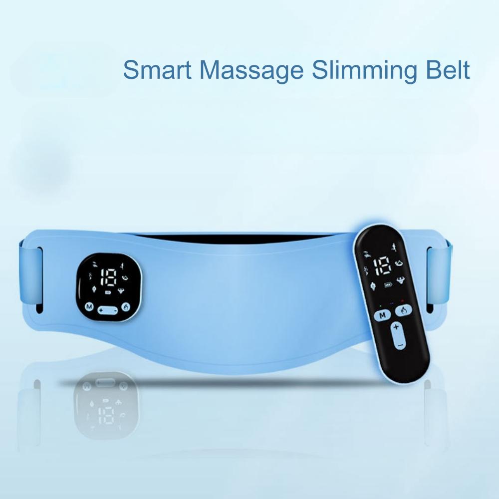 Multi-Function Uterus Massage Belt, Waist Protection Hot Compress Warm Therapy, Vibration EMS Pulse Waist Massager