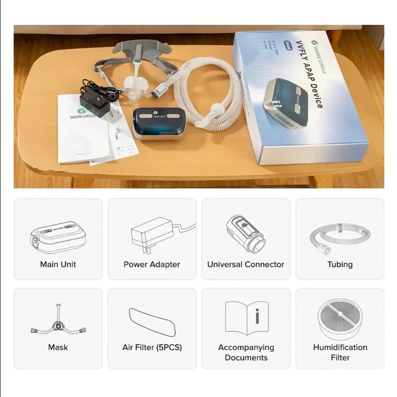Portable Anti Snoring And Sleep Apnea Mini Bluetooth CPAP Stop Snoring OSA Sleep Aid For Apnea Synd 5