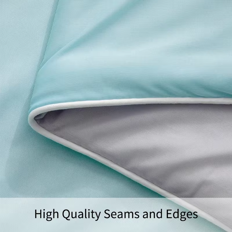 Silky Cooling Blanket For Bed Lightweight Cooled Summer Comforter DoubleSided Cold  Cooling Fabric  3