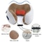 Electric Neck Massager With Heat Vibration 3D Kneading Shiatsu Massage U Shaped Pillow For Shoulder