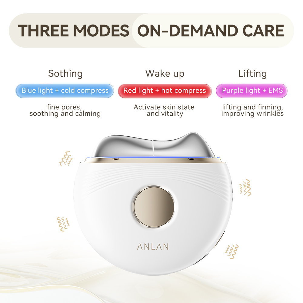 Electric GuaSha Massager Scraper For Face Neck Body EMS Facial Neck Lifting Hot Cold Compresses Bod 2