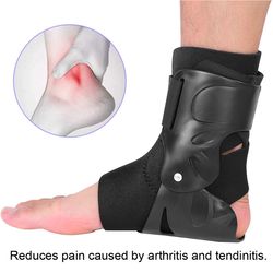 compression ankle support brace, breathable foot guard strap, elastic ankle support, foot brace black, support strap