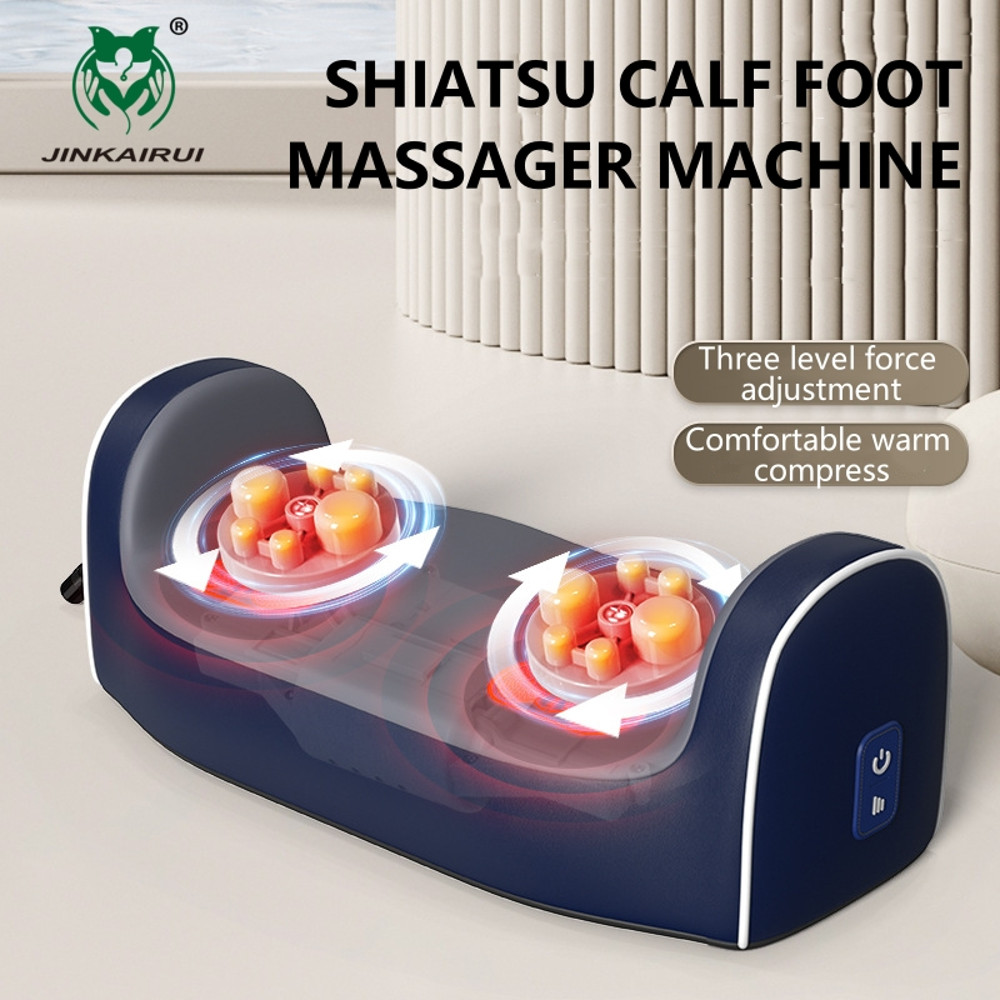 Electric Shiatsu Foot Calf Massager With Heated Kneading Rolling Relaxation Leg Arm Massage Multipu 1