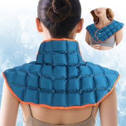 cold hot compress bag for neck, shoulder back, reusable shoulder ice wrap, comfortable polymer resin family care