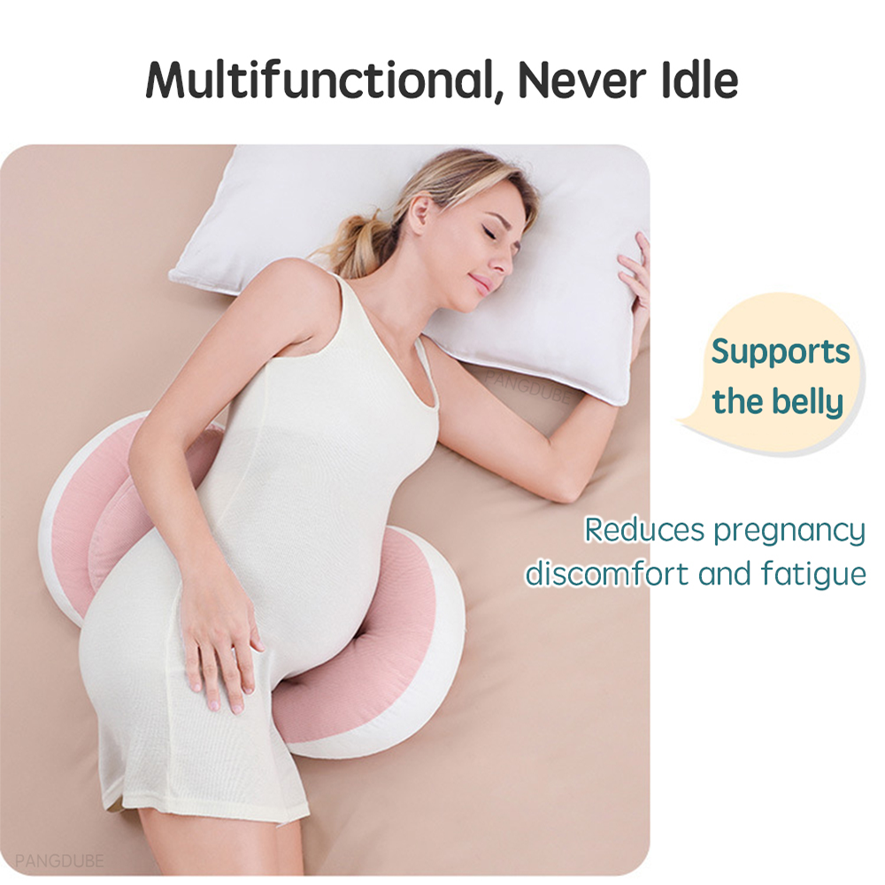 Pregnancy Pillow, Cotton Waist Support, Auxiliary Pillow for Pregnant Women Sleeping, Comfortable Body Pillow