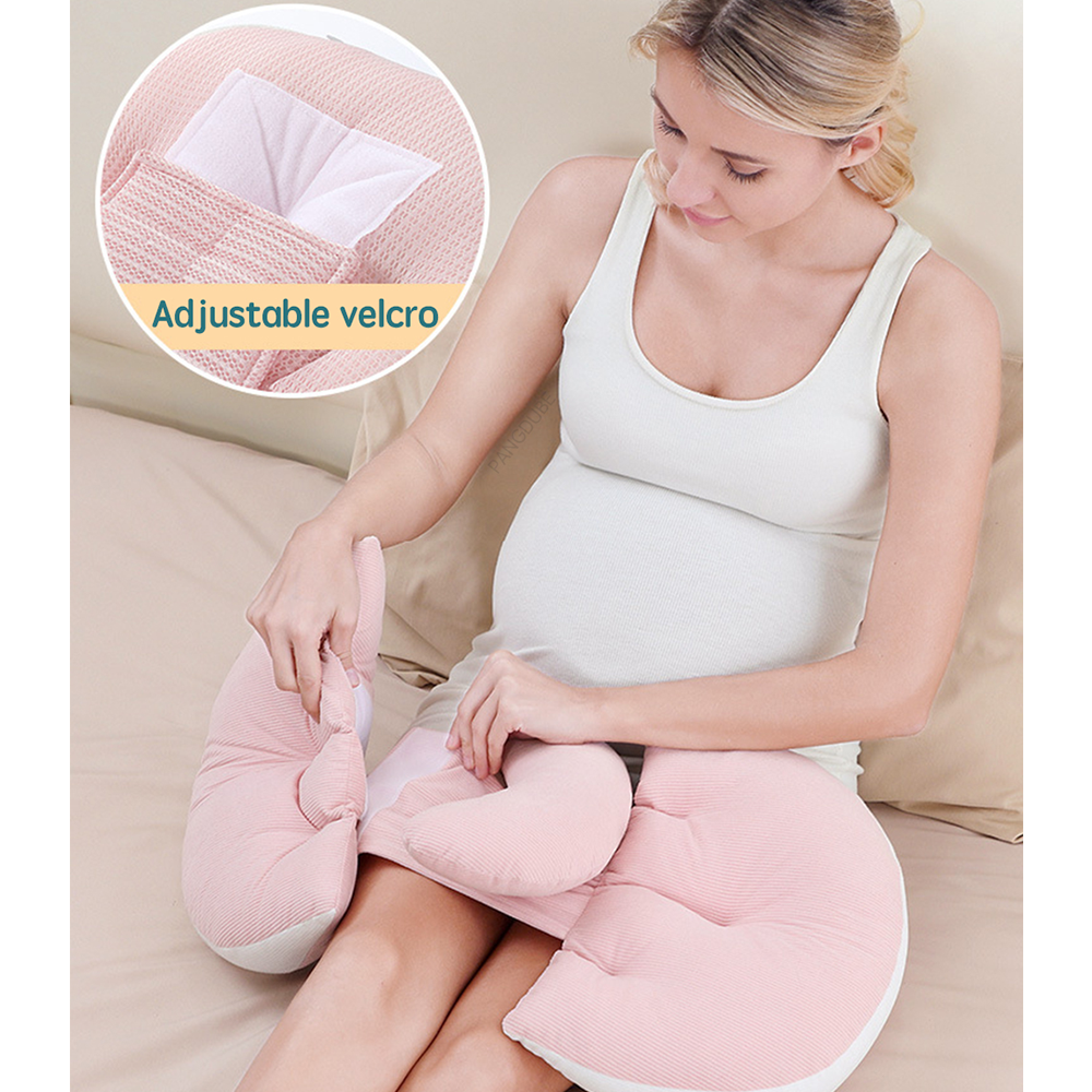 Pregnancy Pillow, Cotton Waist Support, Auxiliary Pillow for Pregnant Women Sleeping, Comfortable Body Pillow