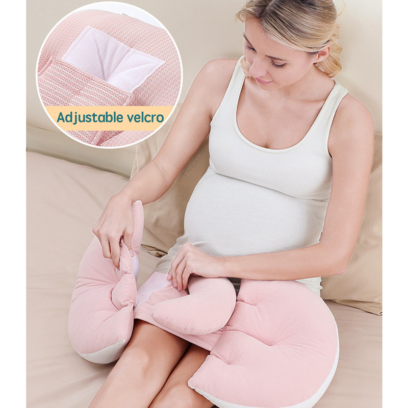 Pregnancy Pillow, Cotton Waist Support, Auxiliary Pillow for Pregnant Women Sleeping, Comfortable Body Pillow