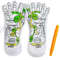 Cotton Acupressure Reflexology Socks Premium Massage Socks Ideal Wellness Gift 6