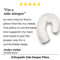 Orthopedic Side Sleeper Pillow With Ear Hole 3