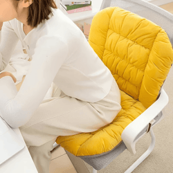 electric heated chair cushion with backrest, 9 heat levels for comfort & lumbar relief