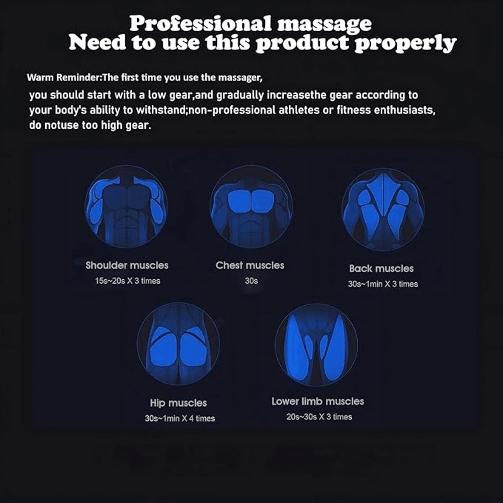 Electric Fascia Massager Body Scraping Microcurrent Therapy For Muscle Relief And Relaxation 12