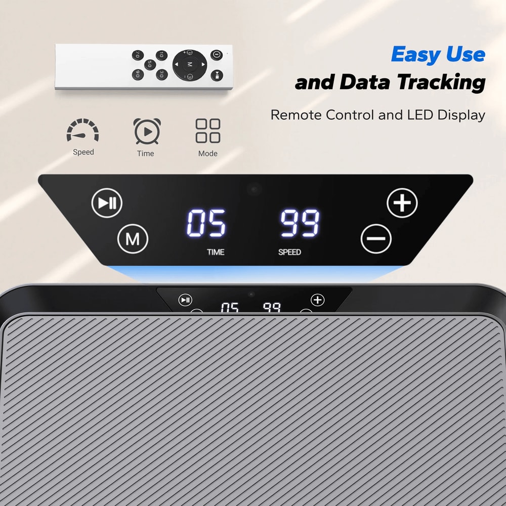 Vibration Plate For Lymphatic Drainage Pain Relief Sleep Help Fat Burning Weight Loss Exercise Mac 10