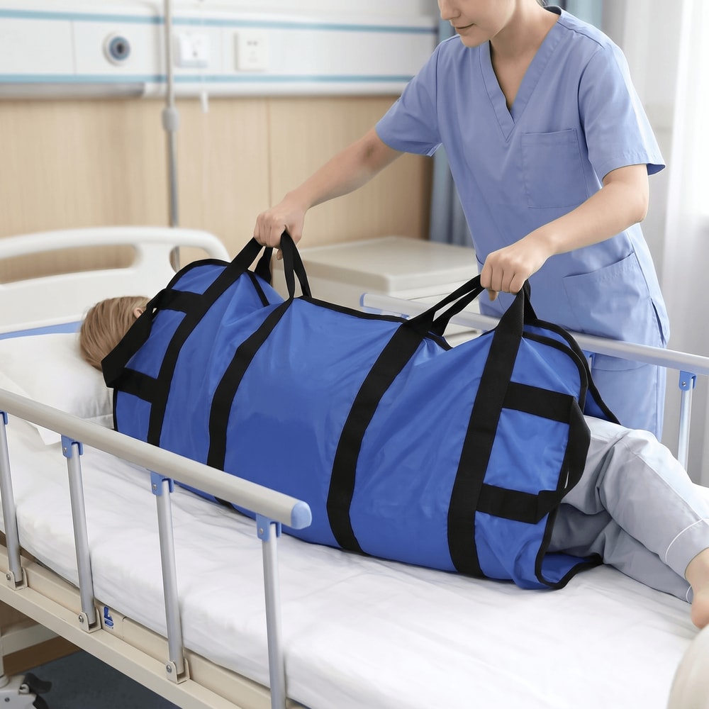 Multipurpose Waterproof Bed Positioning Pad Caregiver Transfer Sheet For Elderly Disabled 0