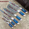 Hand Crafted 6 Pcs Set Custom Made Damascus Steel Chefkitchen Knife A Unique Gift Idea UCS08 0