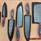 Hand Crafted 6 Pcs Set Of Custom Made Damascus Steel Chefkitchen Knife A Unique Gift Idea UCS02 0