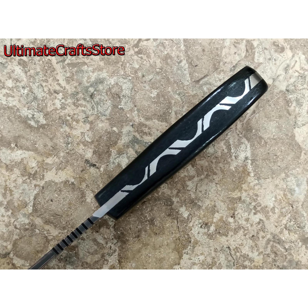 Hand Crafted Custom Made Carbon Steel And Copper edc Hunting Knife A Unique Gift Idea UCS09 1