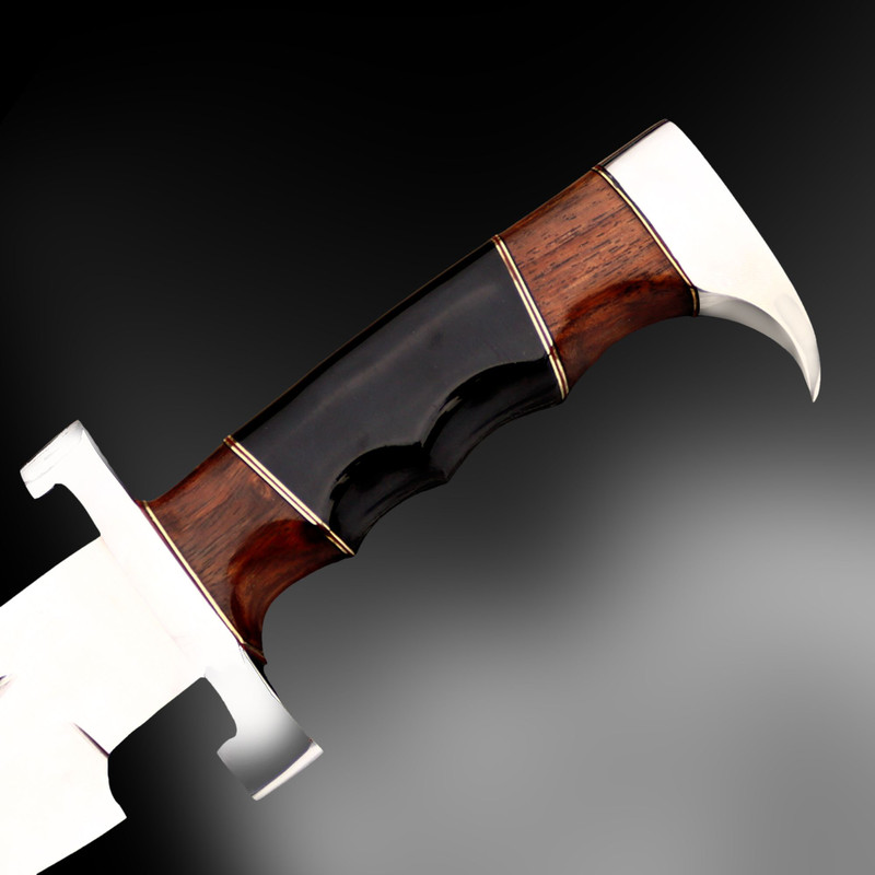 AXENCRAFT 13Handmade Fixed Blade Hunting Knife With Full Tang High Carbon Steel Blade Premium Walln 1