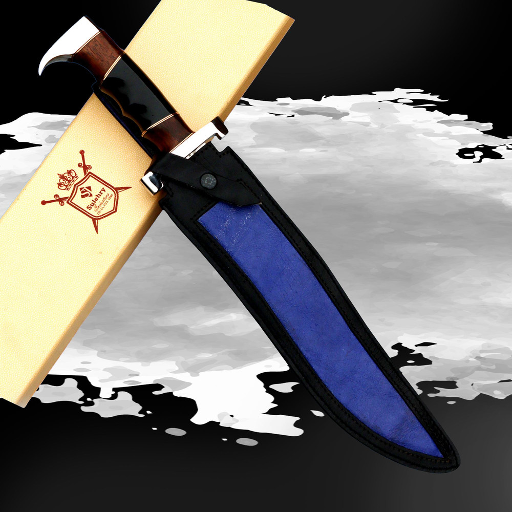 AXENCRAFT 13Handmade Fixed Blade Hunting Knife With Full Tang High Carbon Steel Blade Premium Walln 5