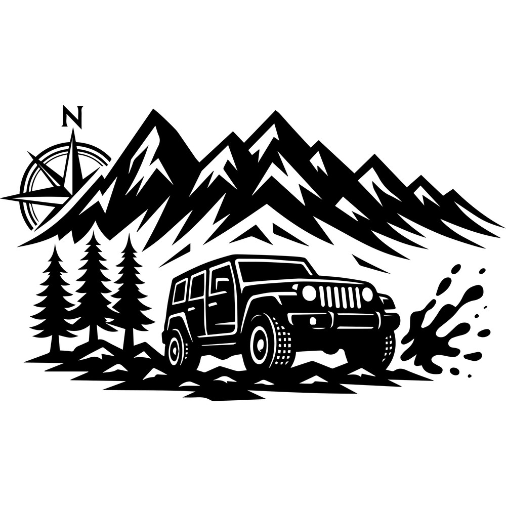 4x4 Wilderness With Compass 0