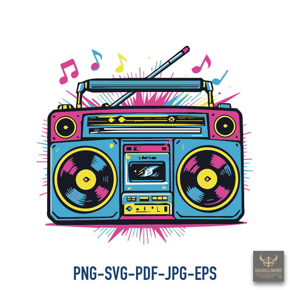 Retro Radio Tshirt Design 0