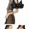 Women New Design Black Handbag, Jozy Fashion Trend Multi-pocket Crossbody Bag, Vintage Y2K Biker Shoulder Underarm Bag.
