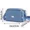 Waterproof Crossbody Bag for Women, Nylon Shoulder Bag, Casual Messenger Handbag