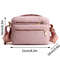 Women Casual Crossbody, Multifunction Messenger Bag, Waterproof Shoulder Handbag