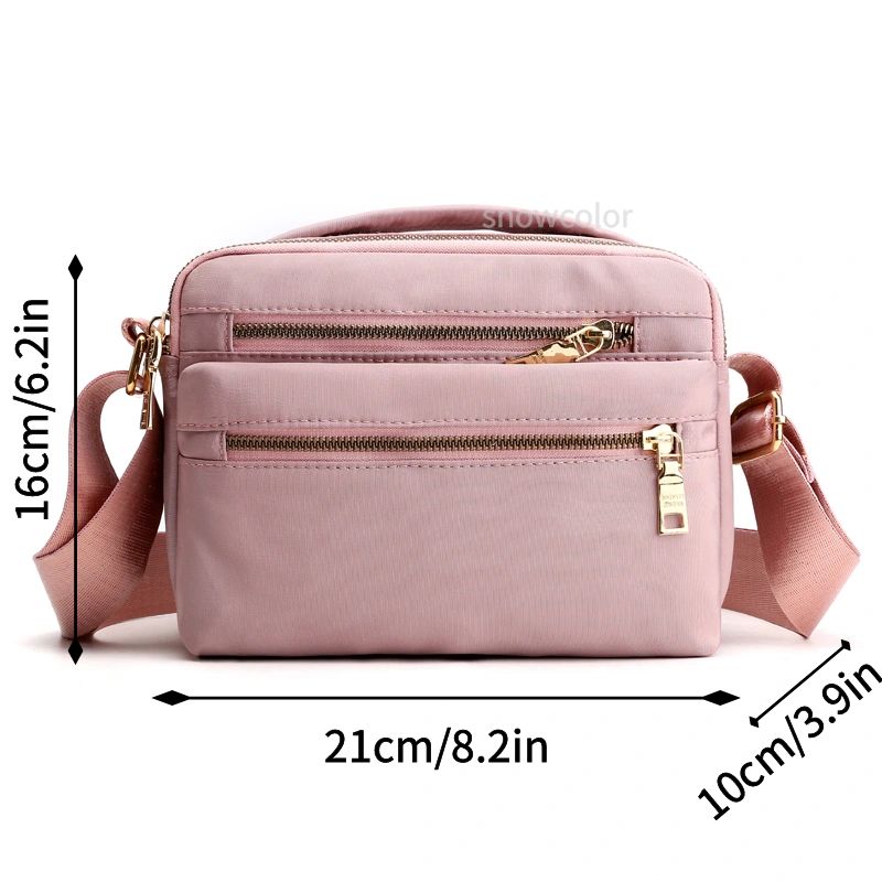 Women Casual Crossbody, Multifunction Messenger Bag, Waterproof Shoulder Handbag
