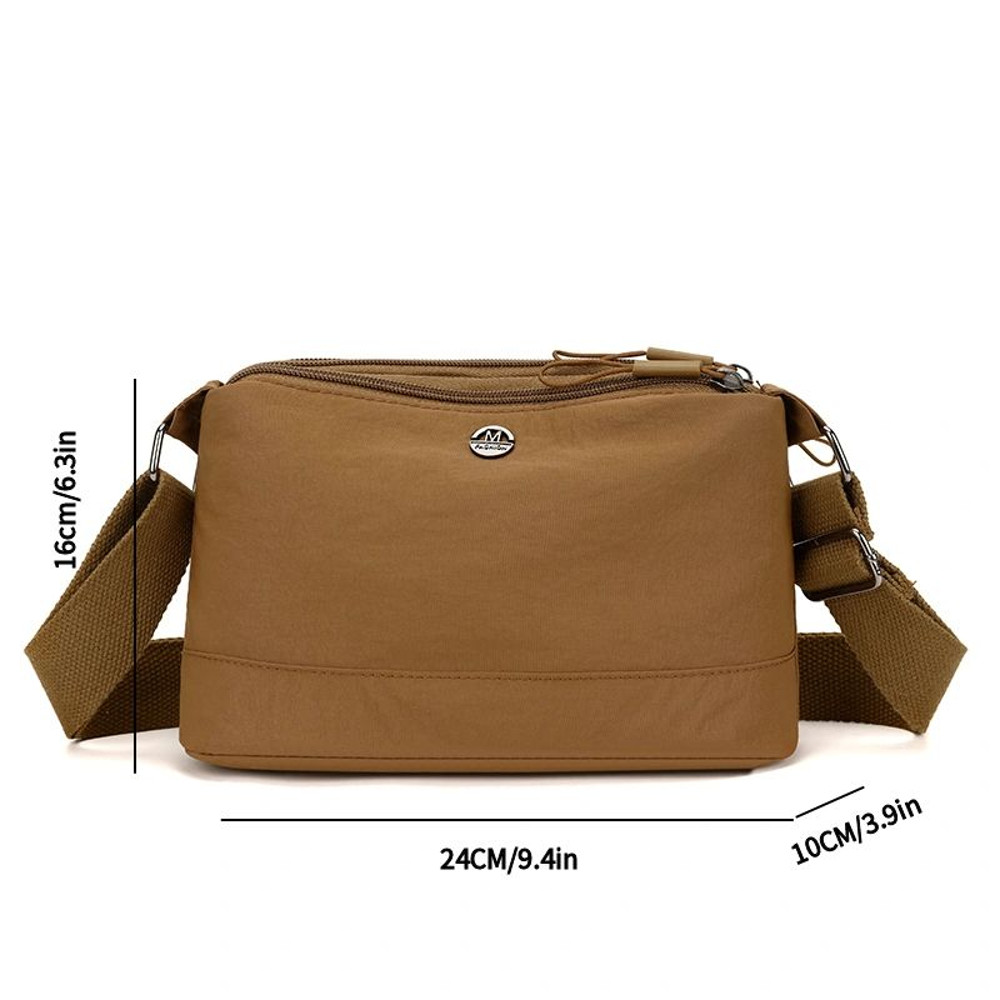 Lightweight Nylon Women's Convertible Shoulder Bag, Large Capacity Crossbody, Multiple Compartments,Nylon Hand bag.