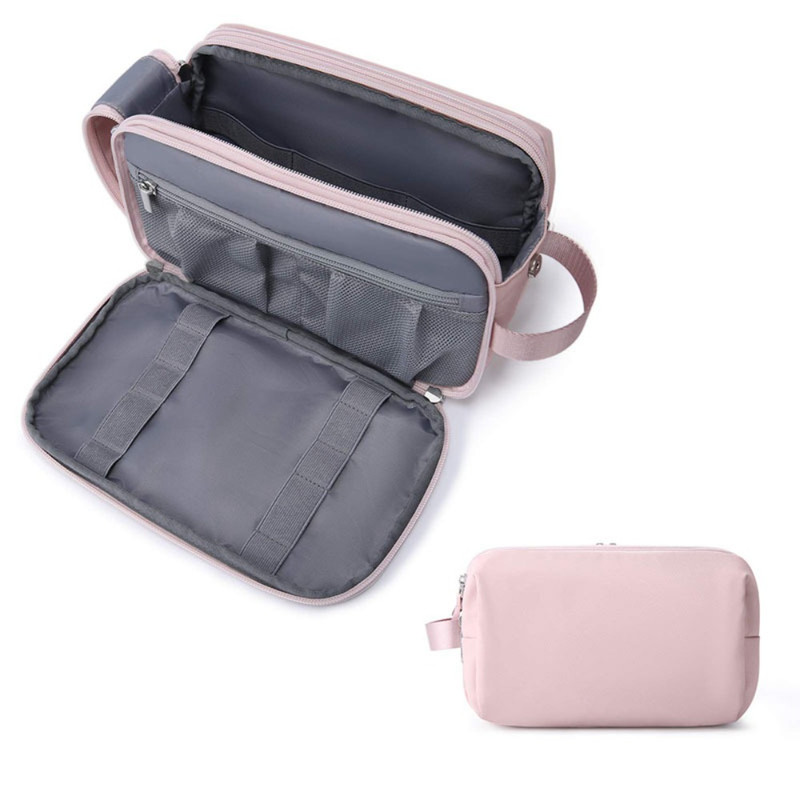 Large Capacity Makeup Bag Women, Waterproof Travel Toiletry Bag, Lightweight Cosmetic Case, Portable Dry Wet Separation
