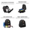 Waterproof Motorcycle Seat Bag, Tail Helmet Bag, Rear Rider Backpack, Multifunctional Luggage Storage.